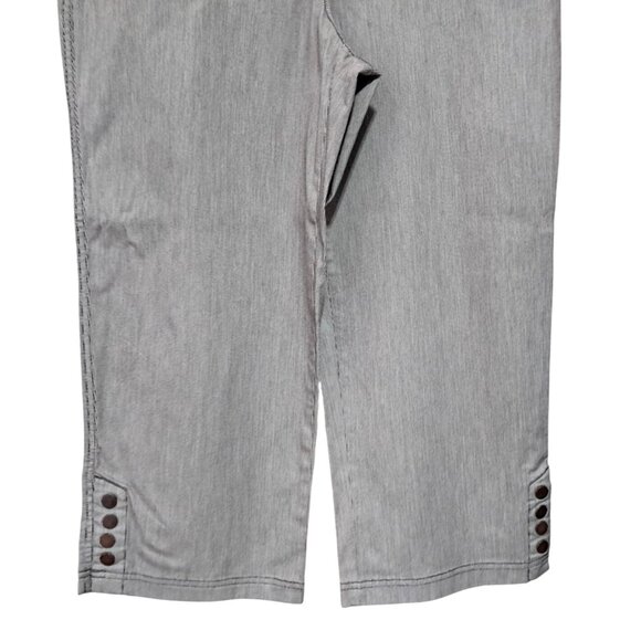 Style Co. Capri Pants Womens Size 10 Black White NWT - Picture 3 of 12